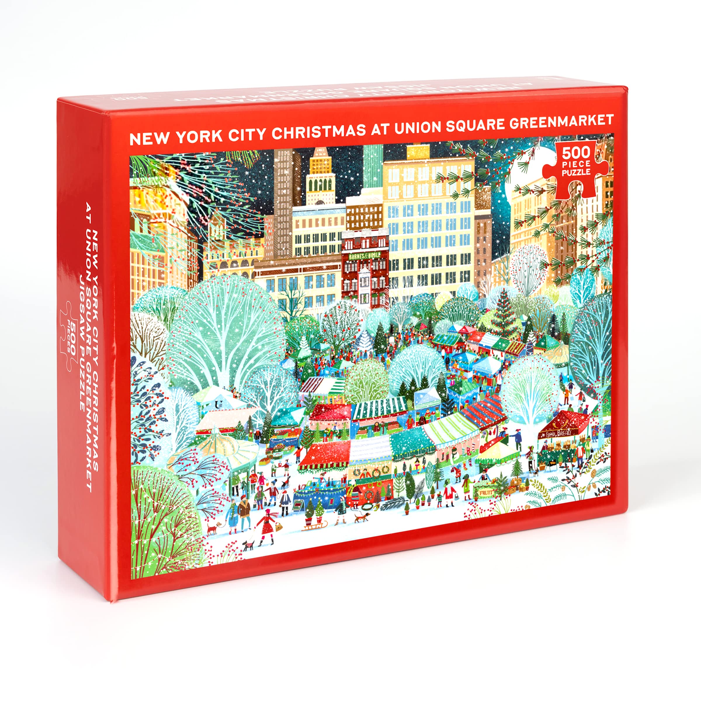Amazon.com: Union Square & Co. 500-Piece New York City Christmas